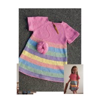 Opskrift på Stribet Pigekjole